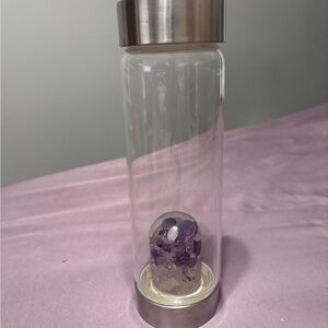 Vita Juwel amethyst glass  bottle